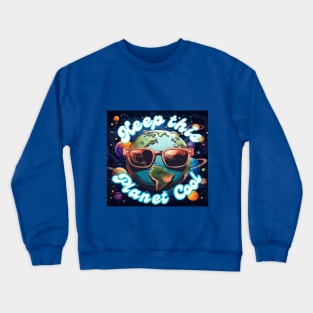 cool planet Crewneck Sweatshirt